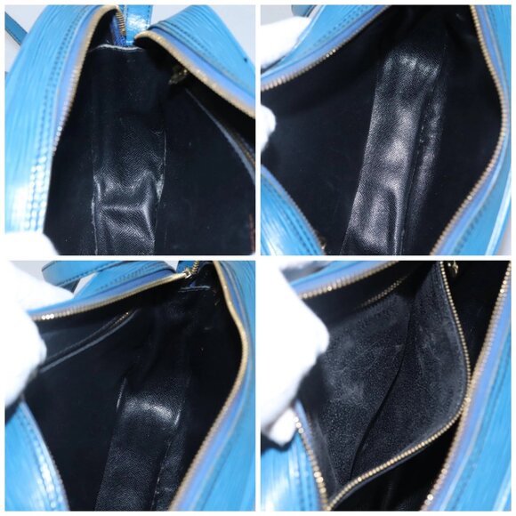 LOUIS VUITTON Epi June Feuille Shoulder Bag Blue M52155 LV Auth ti2813 - Picture 16 of 16